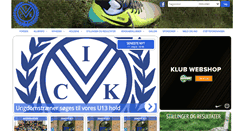 Desktop Screenshot of cik-fodbold.dk